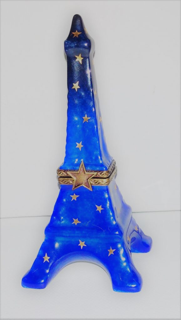 Eiffel Tower Blue Nigth Limoges Diffusion